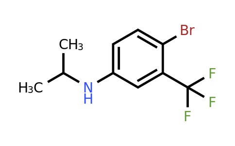 CAS 1152870-19-3 | 4-Bromo-N-isopropyl-3-(trifluoromethyl)aniline