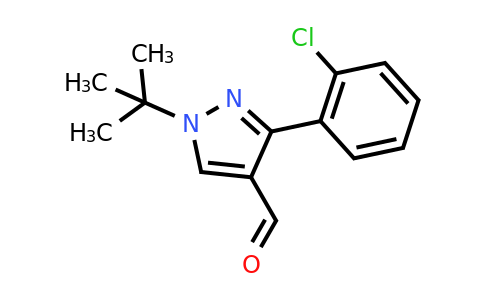 CAS 1152874-49-1 | 1-tert-Butyl-3-(2-chlorophenyl)-1H-pyrazole-4-carbaldehyde