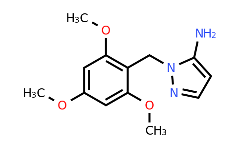 CAS 1152879-80-5 | 1-[(2,4,6-trimethoxyphenyl)methyl]-1H-pyrazol-5-amine