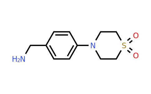 CAS 1152880-11-9 | 4-[4-(Aminomethyl)phenyl]-1lambda6-thiomorpholine-1,1-dione