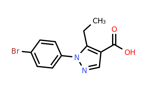 CAS 1152881-97-4 | 1-(4-Bromophenyl)-5-ethyl-1H-pyrazole-4-carboxylic acid