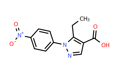 CAS 1152882-20-6 | 5-Ethyl-1-(4-nitrophenyl)-1H-pyrazole-4-carboxylic acid