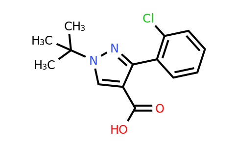 CAS 1152932-89-2 | 1-tert-Butyl-3-(2-chlorophenyl)-1H-pyrazole-4-carboxylic acid