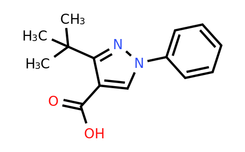 CAS 1152933-21-5 | 3-tert-butyl-1-phenyl-1H-pyrazole-4-carboxylic acid