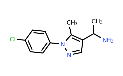 CAS 1152950-12-3 | 1-[1-(4-chlorophenyl)-5-methyl-1H-pyrazol-4-yl]ethan-1-amine