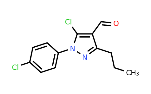 CAS 1152959-94-8 | 5-chloro-1-(4-chlorophenyl)-3-propyl-1H-pyrazole-4-carbaldehyde