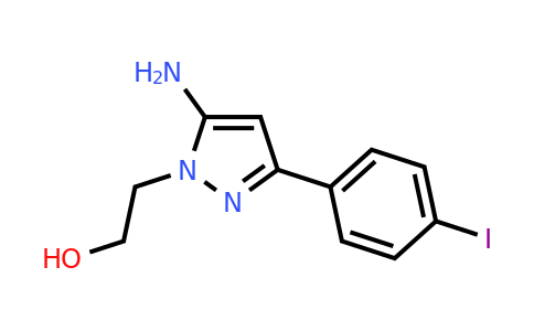 CAS 1152965-65-5 | 2-[5-Amino-3-(4-iodophenyl)-1H-pyrazol-1-yl]ethan-1-ol