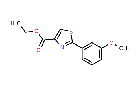 CAS 115299-08-6 | 2-(3-Methoxy-phenyl)-thiazole-4-carboxylic acid ethyl ester