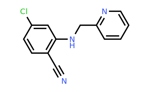 CAS 1153004-32-0 | 4-Chloro-2-[(pyridin-2-ylmethyl)amino]benzonitrile