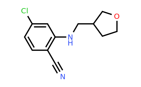 CAS 1153004-47-7 | 4-Chloro-2-[(oxolan-3-ylmethyl)amino]benzonitrile