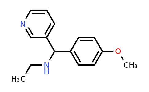 CAS 1153032-83-7 | Ethyl[(4-methoxyphenyl)(pyridin-3-yl)methyl]amine