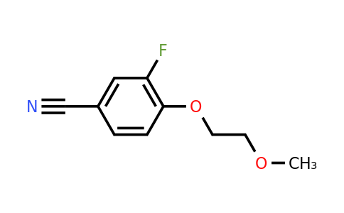 CAS 1153104-44-9 | 3-fluoro-4-(2-methoxyethoxy)benzonitrile