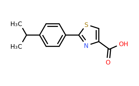 CAS 115311-26-7 | 2-(4-Isopropylphenyl)-1,3-thiazole-4-carboxylic acid