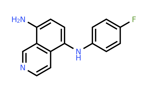 CAS 1153123-20-6 | 5-N-(4-Fluorophenyl)isoquinoline-5,8-diamine