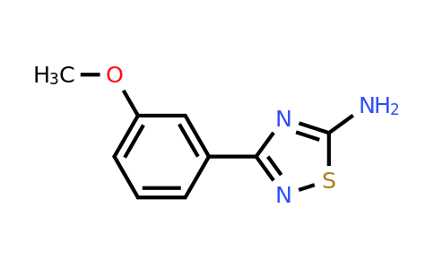 CAS 1153133-35-7 | 3-(3-Methoxyphenyl)-1,2,4-thiadiazol-5-amine