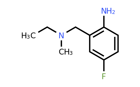 CAS 1153197-61-5 | 2-{[ethyl(methyl)amino]methyl}-4-fluoroaniline