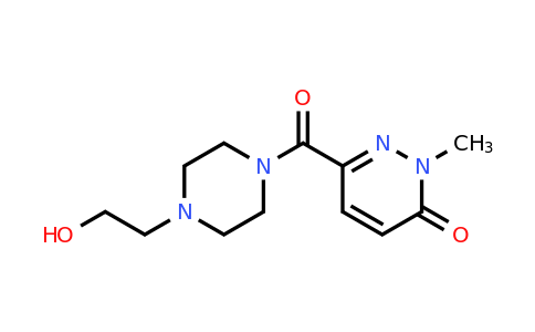 CAS 1153231-27-6 | 6-[4-(2-Hydroxyethyl)piperazine-1-carbonyl]-2-methyl-2,3-dihydropyridazin-3-one