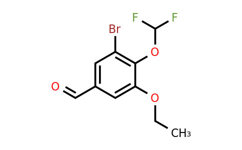CAS 1153234-13-9 | 3-Bromo-4-(difluoromethoxy)-5-ethoxybenzaldehyde