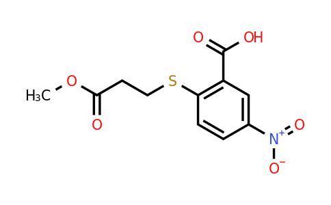 CAS 1153234-47-9 | 2-[(3-methoxy-3-oxopropyl)sulfanyl]-5-nitrobenzoic acid