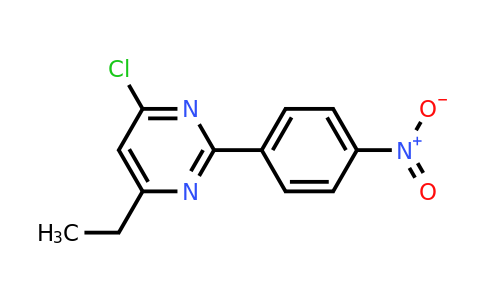 CAS 1153297-96-1 | 4-Chloro-6-ethyl-2-(4-nitrophenyl)pyrimidine