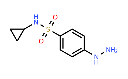 CAS 1153316-84-7 | N-Cyclopropyl-4-hydrazinylbenzene-1-sulfonamide