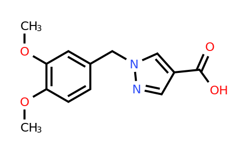 CAS 1153368-46-7 | 1-[(3,4-dimethoxyphenyl)methyl]-1H-pyrazole-4-carboxylic acid