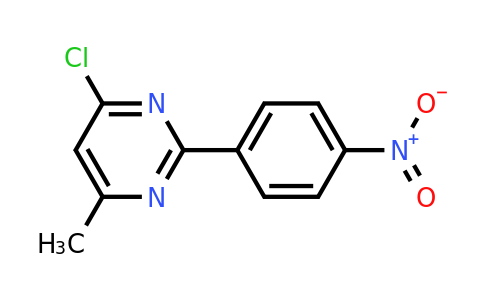 CAS 1153408-91-3 | 4-Chloro-6-methyl-2-(4-nitrophenyl)pyrimidine