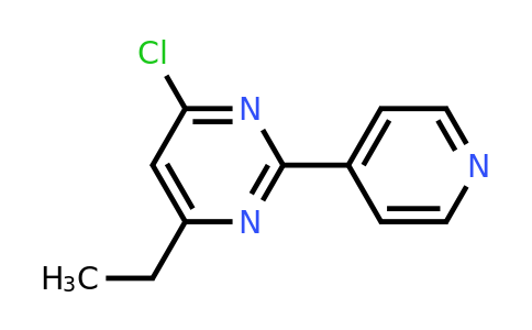 CAS 1153412-18-0 | 4-Chloro-6-ethyl-2-(pyridin-4-yl)pyrimidine