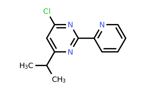 CAS 1153412-93-1 | 4-chloro-6-isopropyl-2-(pyridin-2-yl)pyrimidine