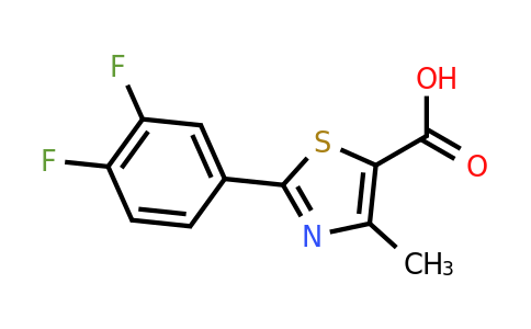 CAS 1153434-00-4 | 2-(3,4-difluorophenyl)-4-methyl-1,3-thiazole-5-carboxylic acid
