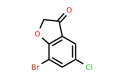 CAS 1153445-36-3 | 7-bromo-5-chloro-2,3-dihydro-1-benzofuran-3-one
