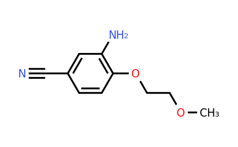 CAS 1153484-62-8 | 3-amino-4-(2-methoxyethoxy)benzonitrile