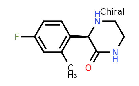 CAS 1153574-57-2 | (3R)-3-(4-fluoro-2-methylphenyl)piperazin-2-one