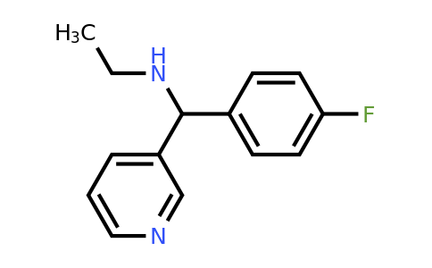 CAS 1153741-49-1 | Ethyl[(4-fluorophenyl)(pyridin-3-yl)methyl]amine
