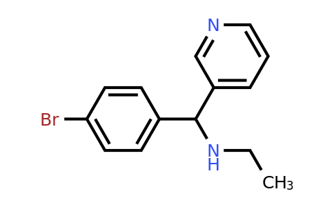 CAS 1153742-21-2 | [(4-Bromophenyl)(pyridin-3-yl)methyl](ethyl)amine