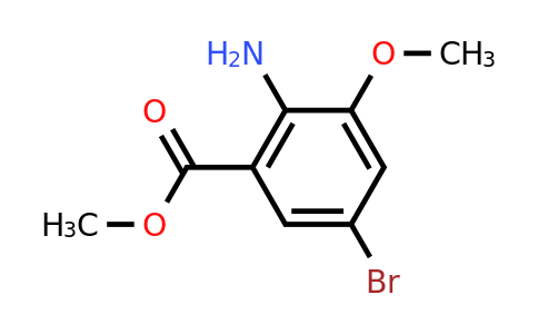 CAS 115378-21-7 | Methyl 2-amino-5-bromo-3-methoxybenzoate