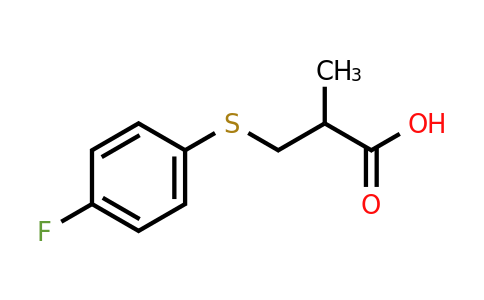 CAS 1153836-03-3 | 3-[(4-fluorophenyl)sulfanyl]-2-methylpropanoic acid