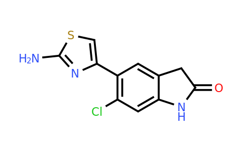 CAS 1153885-97-2 | 5-(2-Aminothiazol-4-yl)-6-chloroindolin-2-one