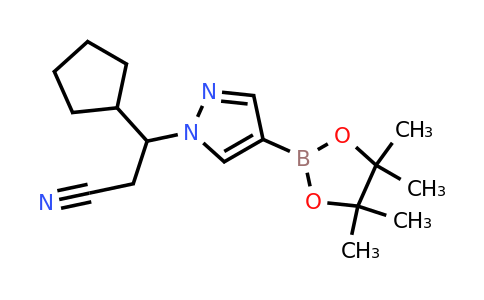 CAS 1153949-38-2 | 3-cyclopentyl-3-[4-(4,4,5,5-tetramethyl-1,3,2-dioxaborolan-2-yl)-1H-pyrazol-1-yl]propanenitrile