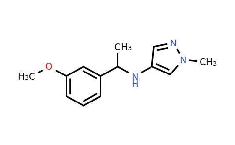 CAS 1153973-97-7 | N-[1-(3-Methoxyphenyl)ethyl]-1-methyl-1H-pyrazol-4-amine