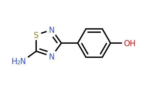 CAS 1153978-69-8 | 4-(5-Amino-1,2,4-thiadiazol-3-yl)phenol