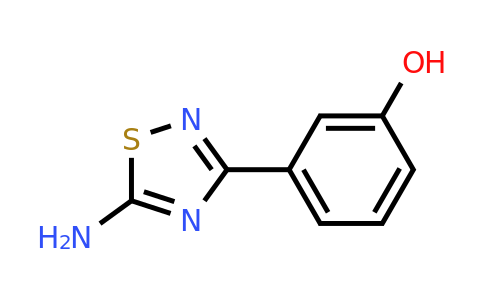 CAS 1153980-05-2 | 3-(5-Amino-1,2,4-thiadiazol-3-yl)phenol