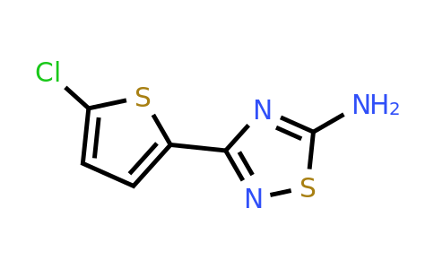 CAS 1153983-60-8 | 3-(5-chlorothiophen-2-yl)-1,2,4-thiadiazol-5-amine