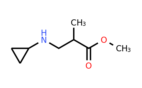 CAS 1154152-89-2 | Methyl 3-(cyclopropylamino)-2-methylpropanoate