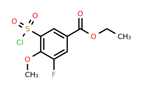 CAS 1154199-03-7 | ethyl 3-(chlorosulfonyl)-5-fluoro-4-methoxybenzoate