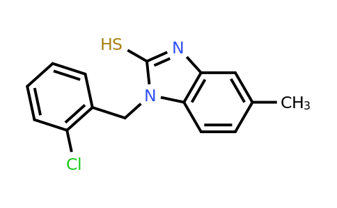 CAS 1154202-23-9 | 1-[(2-chlorophenyl)methyl]-5-methyl-1H-1,3-benzodiazole-2-thiol