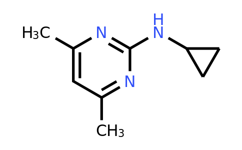 CAS 1154246-16-8 | N-Cyclopropyl-4,6-dimethylpyrimidin-2-amine