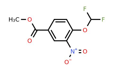 CAS 1154278-25-7 | Methyl 4-(difluoromethoxy)-3-nitrobenzoate