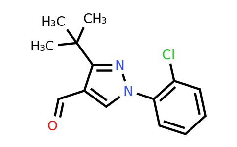 CAS 1154284-12-4 | 3-tert-butyl-1-(2-chlorophenyl)-1H-pyrazole-4-carbaldehyde
