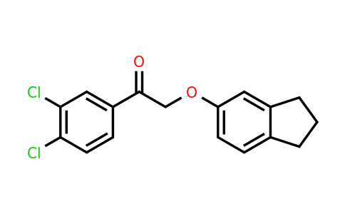 CAS 1154284-20-4 | 1-(3,4-Dichlorophenyl)-2-(2,3-dihydro-1H-inden-5-yloxy)ethan-1-one
